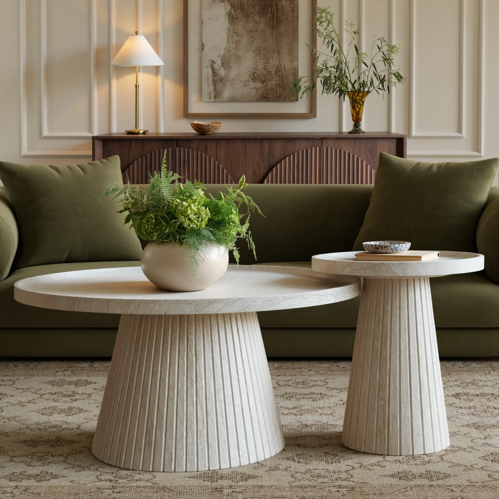 Win2Win Nesting Coffee Table Set of 2 –Stone win2win