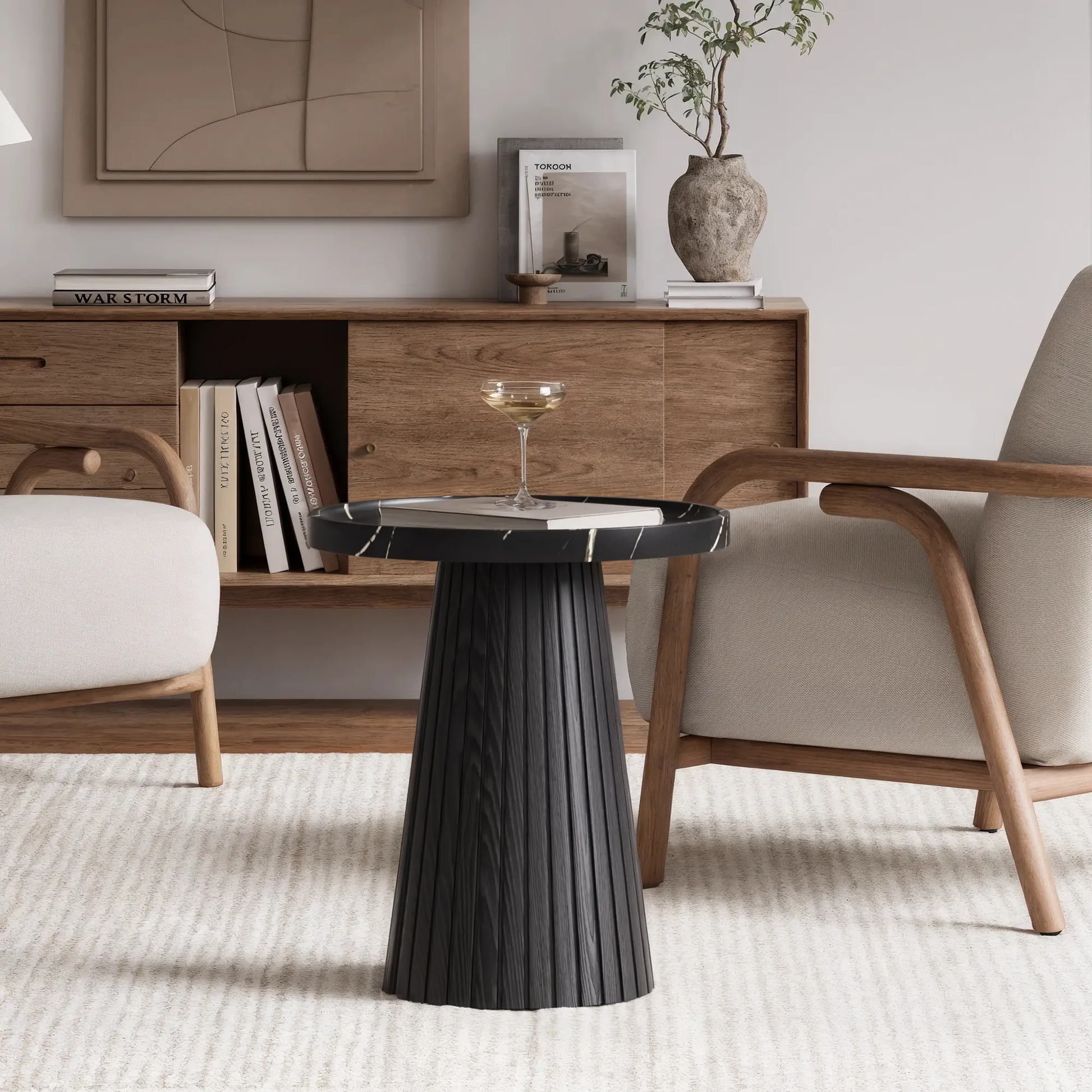 Win2Win Nesting Coffee Table Set of 2 – Black win2win