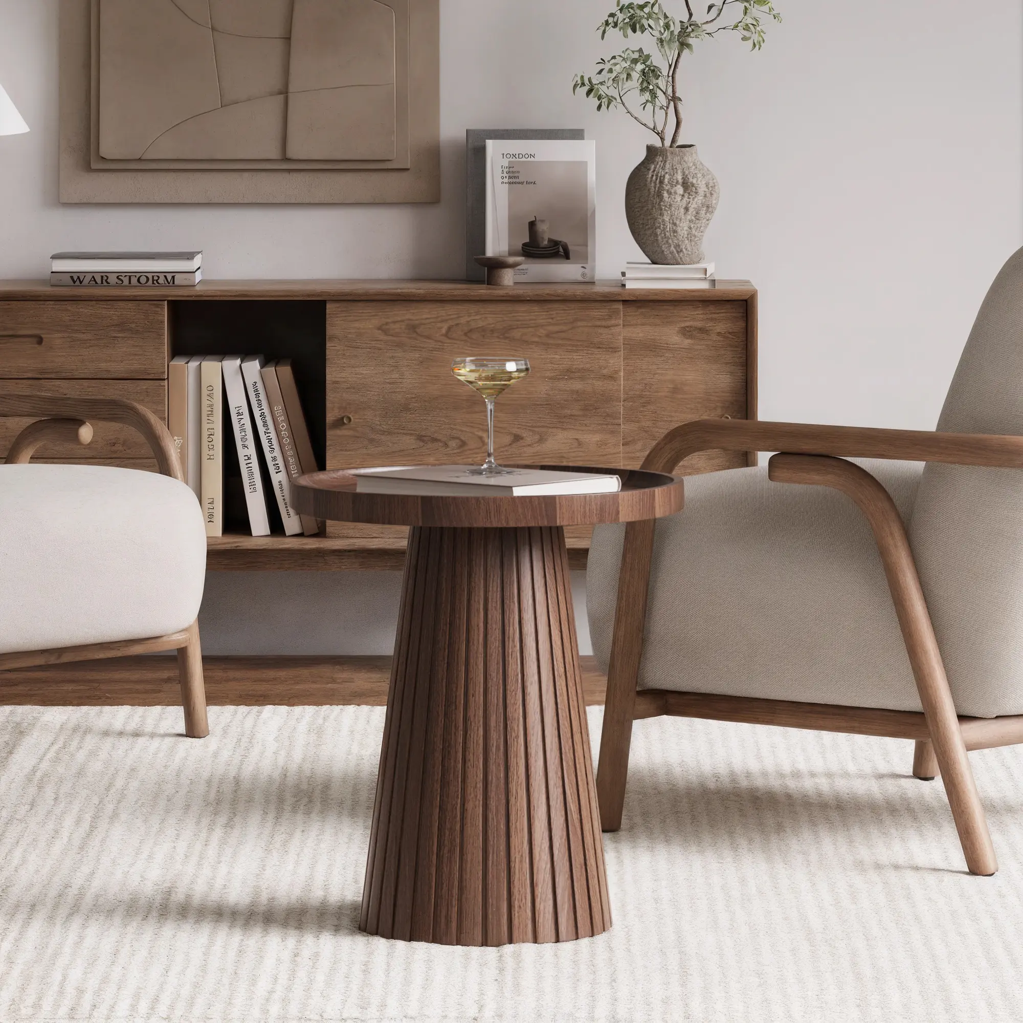 Win2Win Nesting Coffee Table Set of 2 – Walnut win2win
