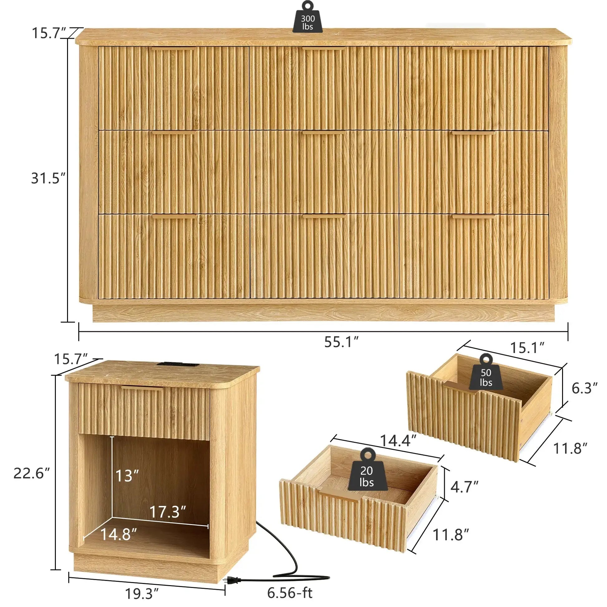橡木 套装 9斗 win2win