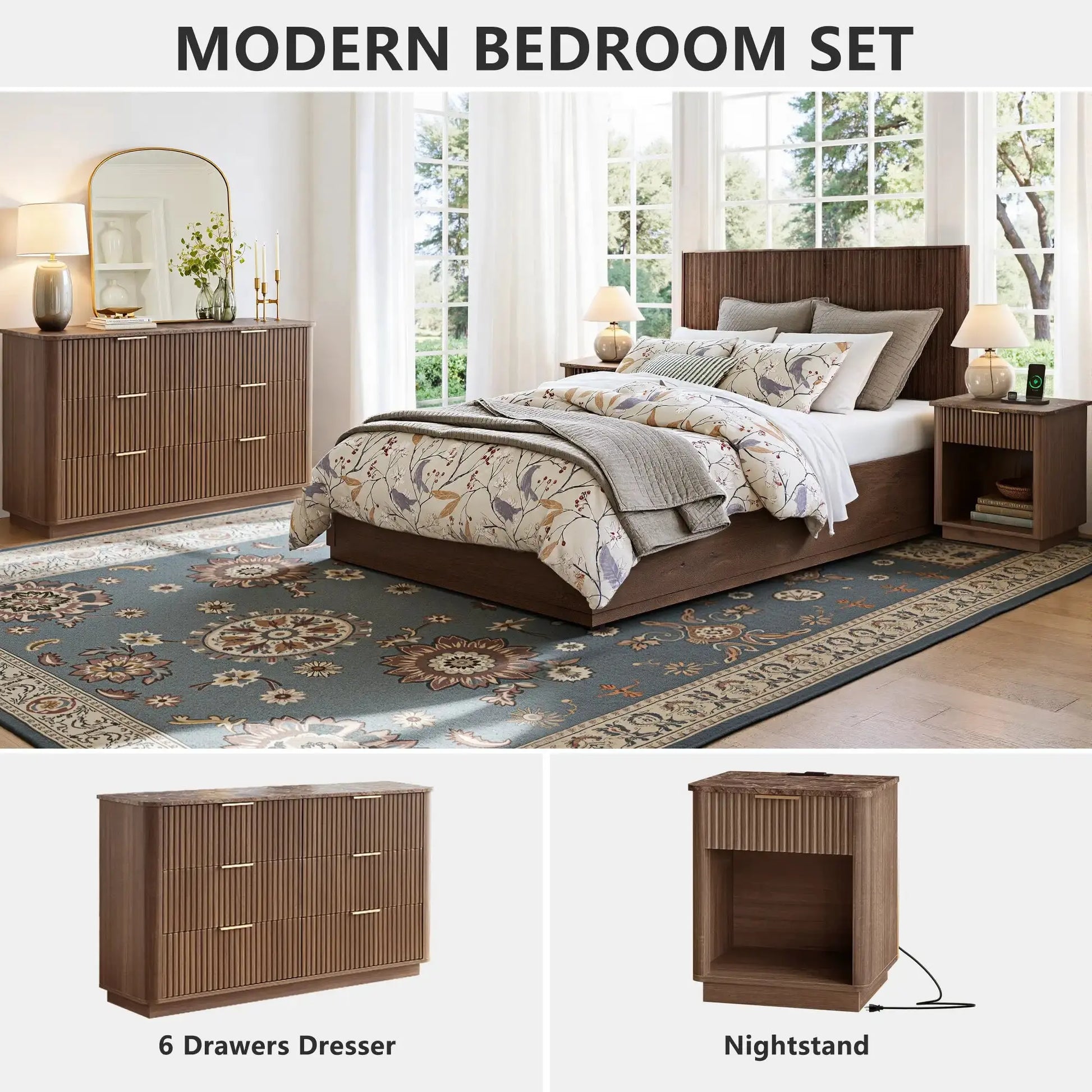 胡桃木斗柜套装 win2win