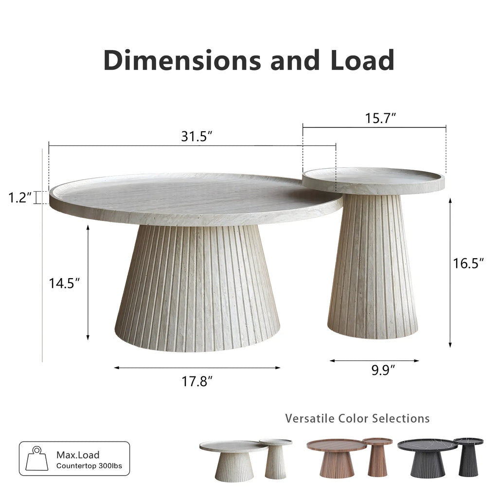 Nesting Coffee Table–Stone