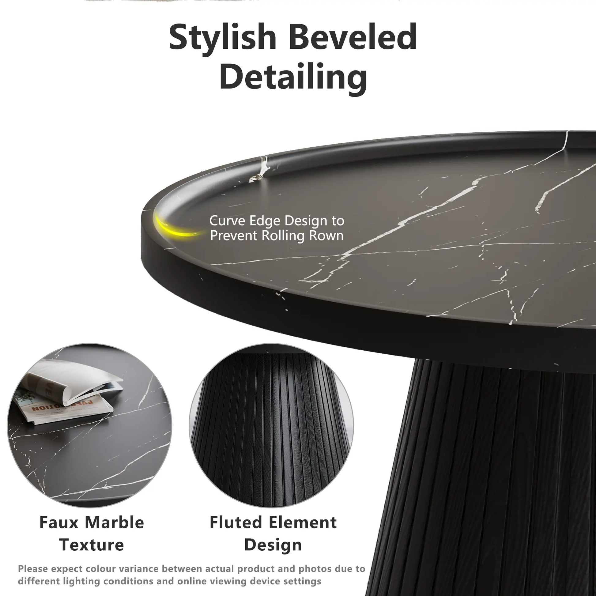 Win2Win Nesting Coffee Table Set of 2 – Black win2win