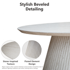 Oval Coffee Table-Srone