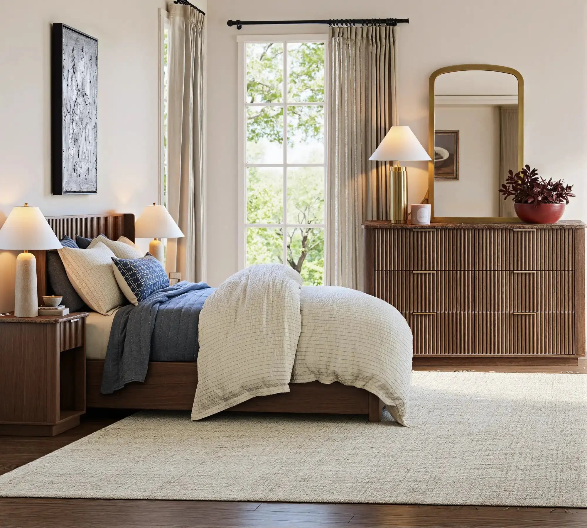 胡桃木斗柜套装 win2win