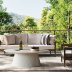 Oval Coffee Table-Srone