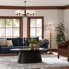 Oval Lounge Table - Black
