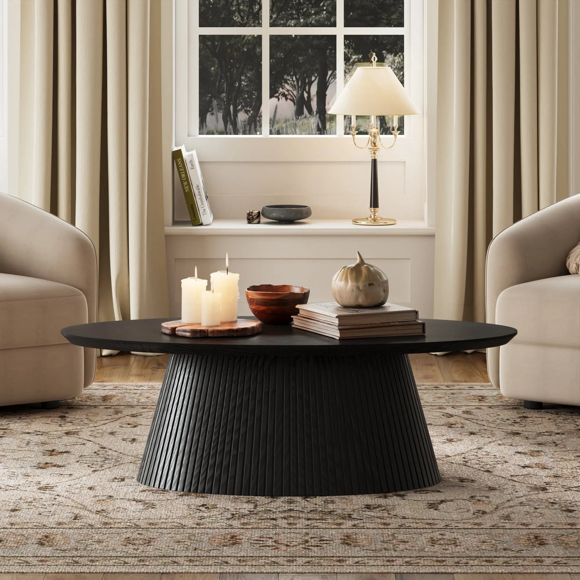 Win2Win Obsidian Oval Lounge Table win2win