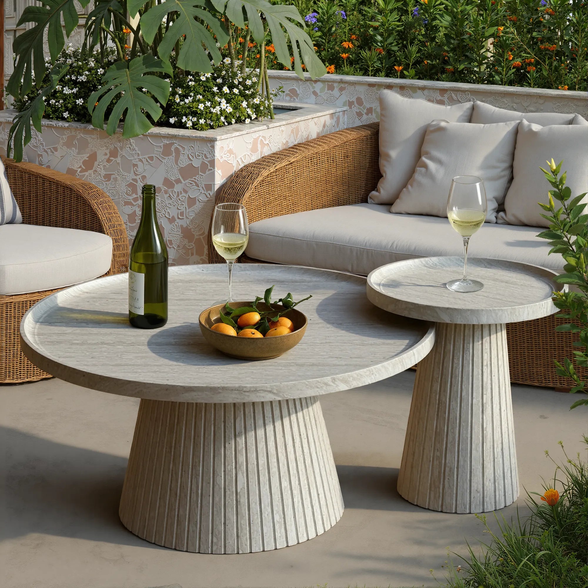MIN FlU™Nesting Coffee Table–Stone