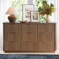 Win2Win Modern Boho 9-Drawer Dresser – walnut Fluted Chest win2win